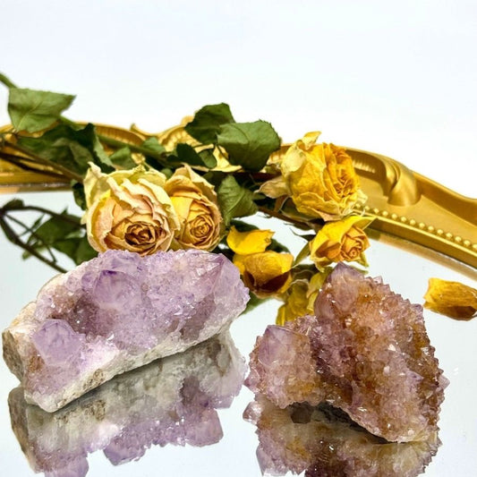 Cactus Amethyst Crystal Cluster - Touch Vintage