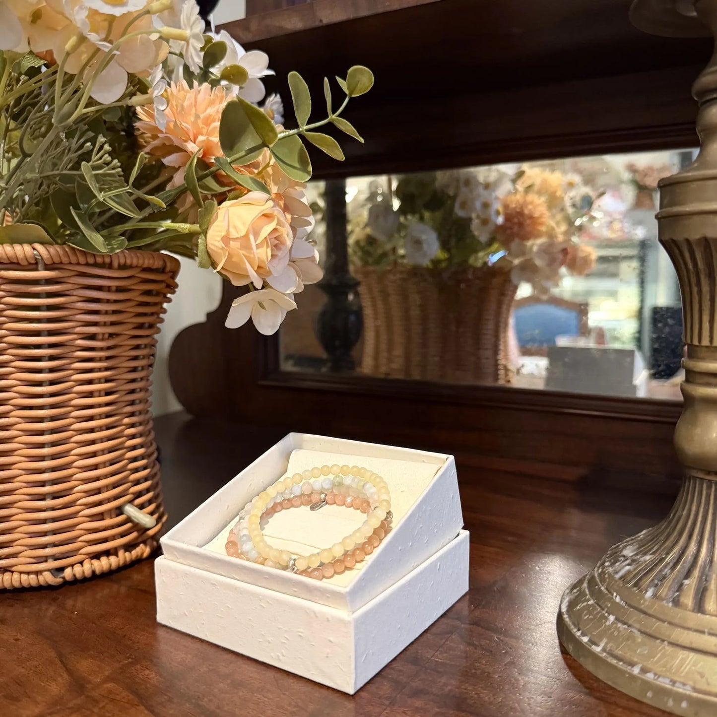 cancer zodiac bracelet set with packaging box