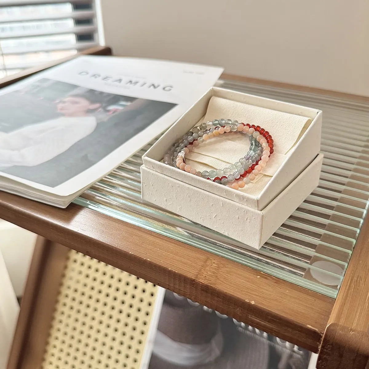capricorn bracelet set with packaging box