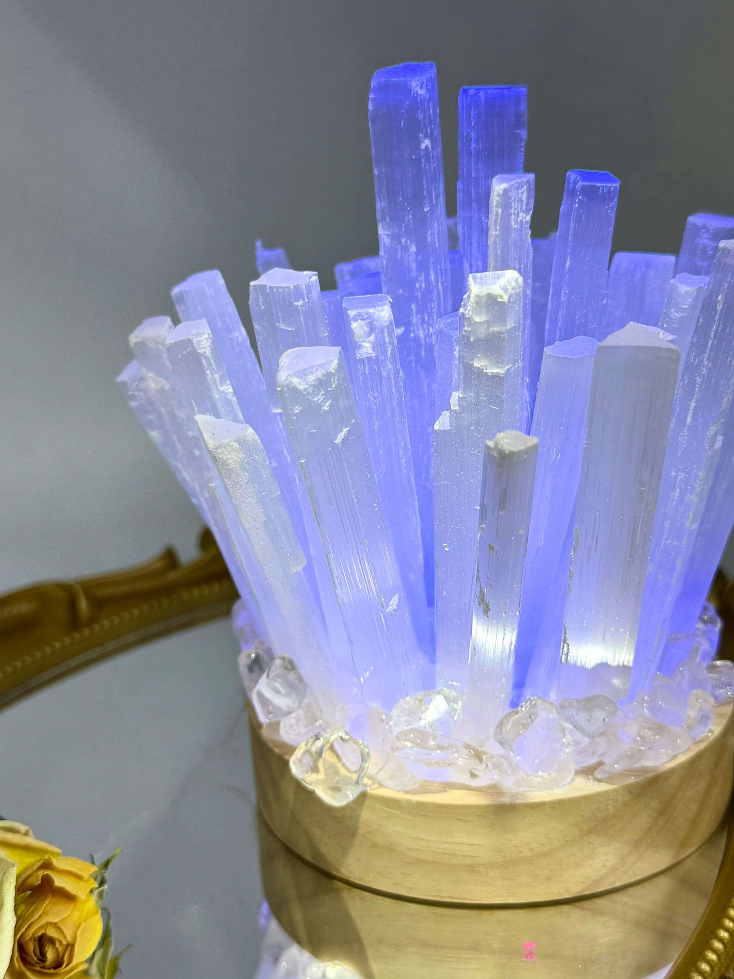 Crystal Cluster Lamp - Touch Vintage 
