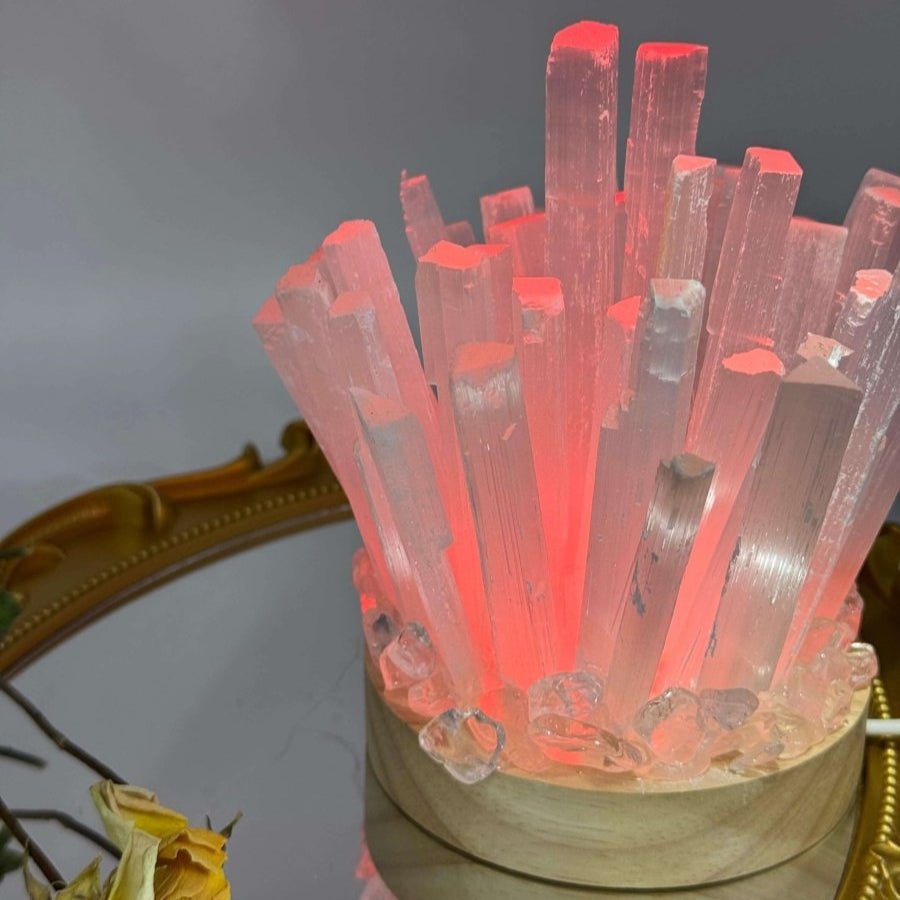 Crystal Cluster Lamp - Touch Vintage 
