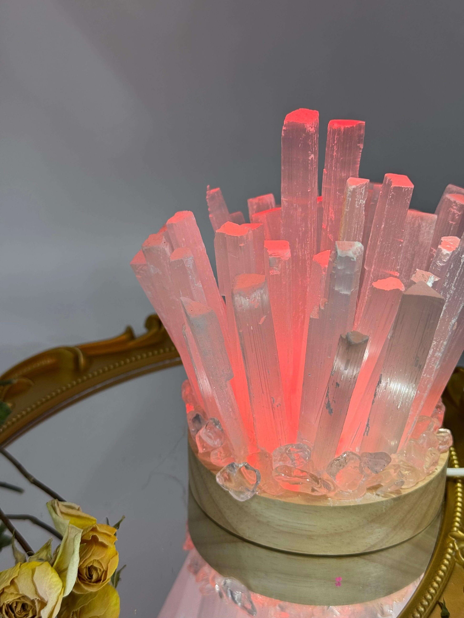 Crystal Cluster Lamp - Touch Vintage 