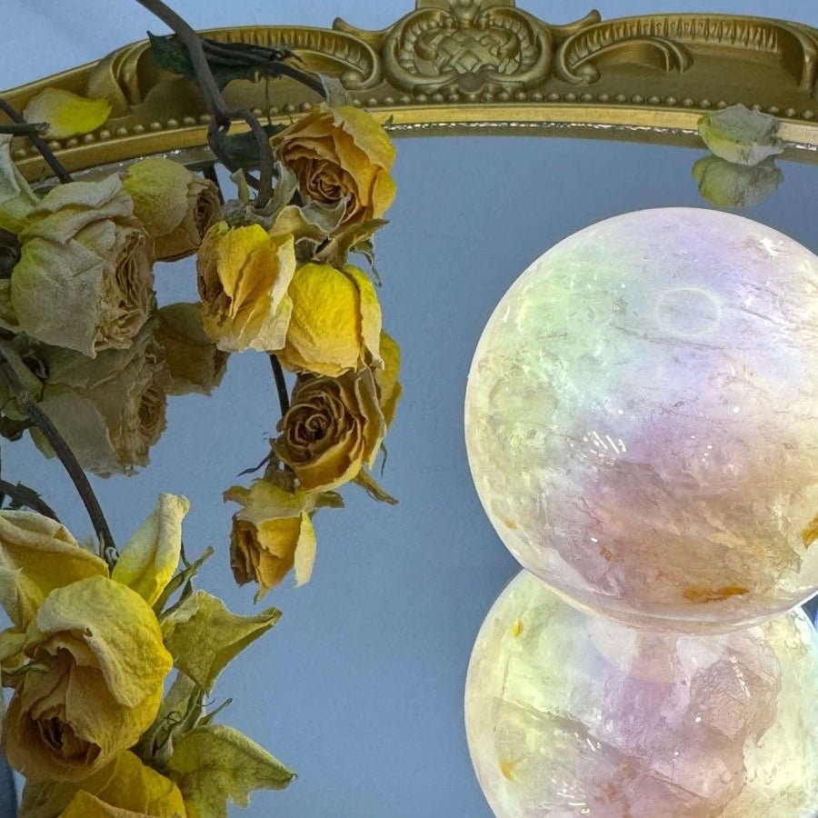 Electroplated Powder Crystal sphere - Touch Vintage 